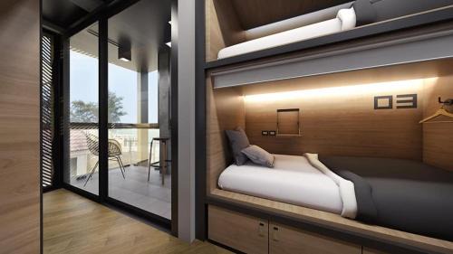 Bunk Bed in Mixed Dormitory Room