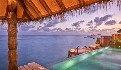 Luxury Sunset Water Villa with Pool