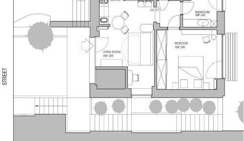 Apartment with Garden View