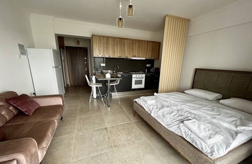 Trikomo Apartment | Studio Flat with Balcony in Cyprus