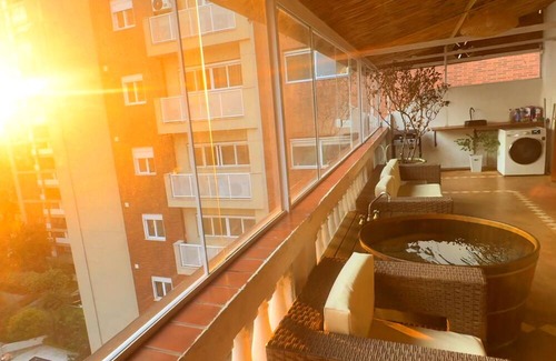 Itaim Bibi Apartment | Coverage with Hot Tub in Itaim