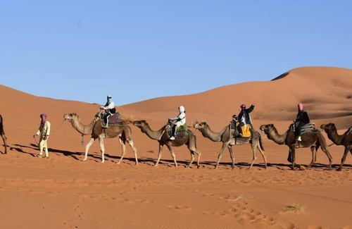 Hassilabied RV Rental | Primitive tent in the desert