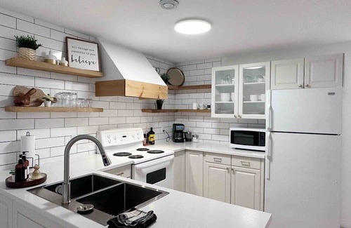 Fredericton Apartment | Our walk-out basement apartment is perfect for a little getaway or for the work trip