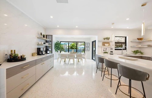 North Corals House | Luxury Heated Pool Tiki Grill 1 Mi to Beach