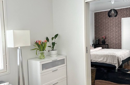 Lahti House | Modern & Stylish 2BR Apartment with Sauna, Terrace and Free Private Parking