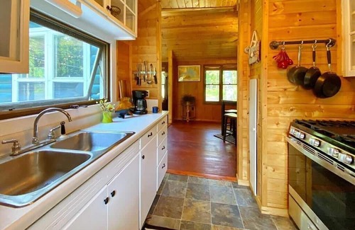 Ossipee Cabin | Cozy cabin in enchanting Merrifield with AC, WiFi