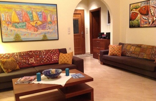Elios Villa | Villa Maria: A Spectacular beachfront villa with private pool and orchards
