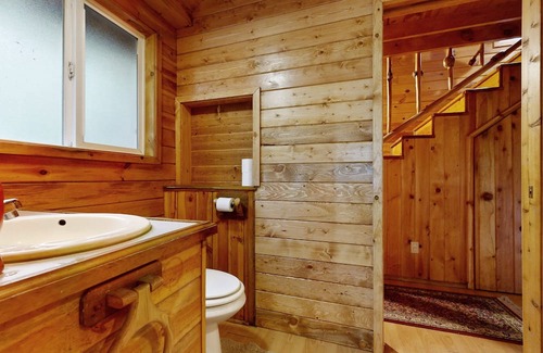 Marmot Cabin | Secluded cabin with pond views, streaming, W/D, & partial AC - dog-friendly