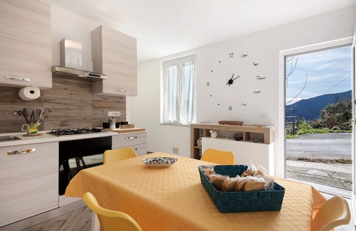 Uscio Apartment | Apartment 'La Nuova Casetta Di Uscio' with Mountain View, Private Garden and Wi-Fi