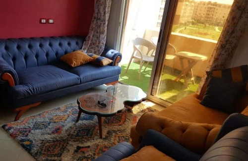 Madinaty Apartment | Serenity Madinaty in B7 view at biggest wide Garden center located in compound