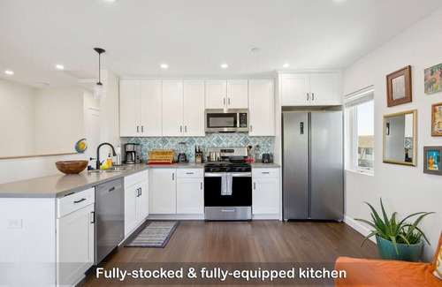 National City House | Modern 3-Bedroom 3-Bath Home w Free Parking, Balcony Views near Beach & Downtown