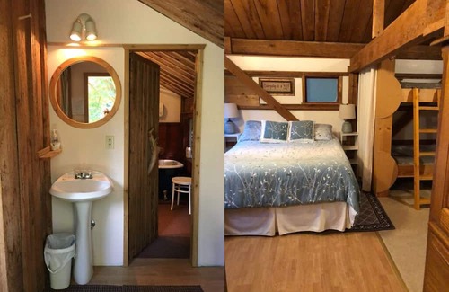 Bowen Island Cabin | 38 Acres of Rainforest! Charming Group Cabin on Tranquil Xenia Retreat Centre