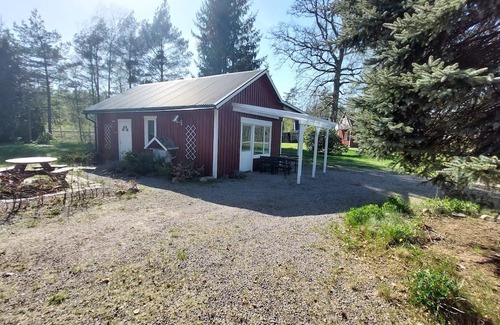 Markaryd Cabin | Vacation home directly on the Lagan near Markaryd