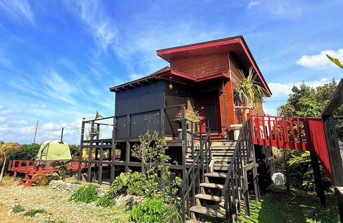 Kikai Island Villa | Only 1 pair per day] Private ocean view villa with BBQ and tent sauna, free parking and water bath