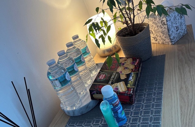 Bright and spacious bedroom. Forget your worries in this spacious, serene space.