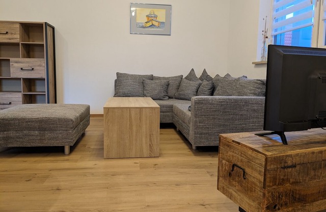 Holiday Apartment "Seenlandliebe - Wiesethblick" with Shared Garden