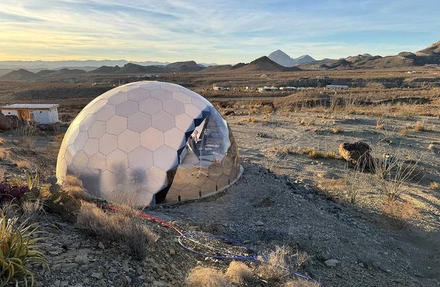 Unique and Pet Friendly Glamping Dome with Views of Big Bend National Park, Perfect for a Texas Glamping Getaway