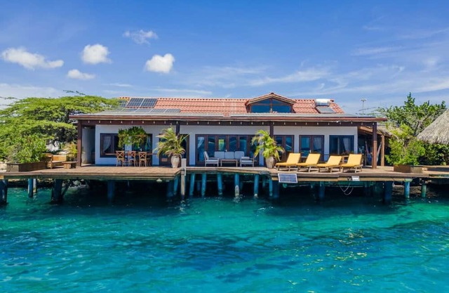 Off-Grid Oceanfront Villa with Overwater Deck