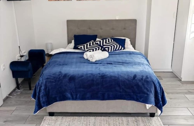 Blue apartma with free parking