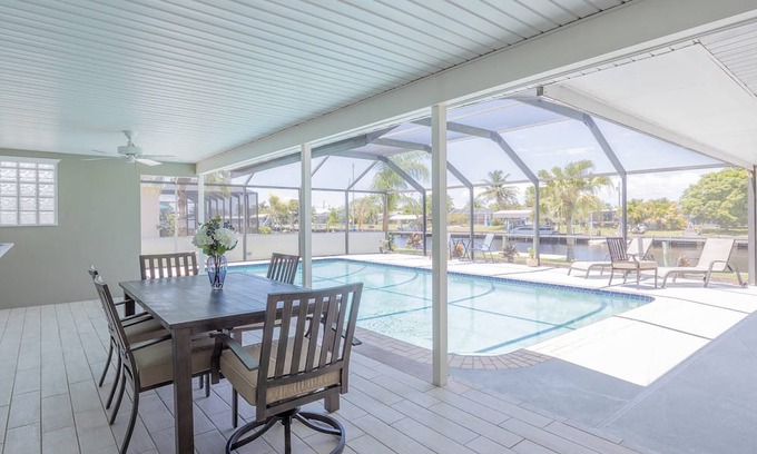 Port Charlotte - Charlotte Harbor House | Gorgeous Newly Renovated Modern Home! Dock, Direct Access to Charlotte Harbor! Fisherman's Delight!