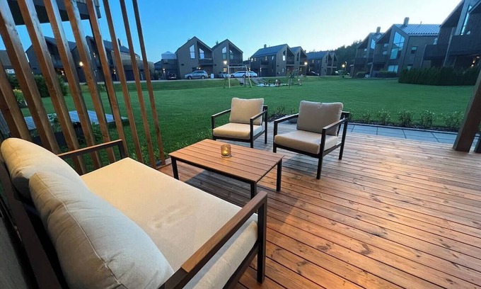 Ovre Eiker Apartment | Lovely modern apartment near skitrails in a quiet neighborhood