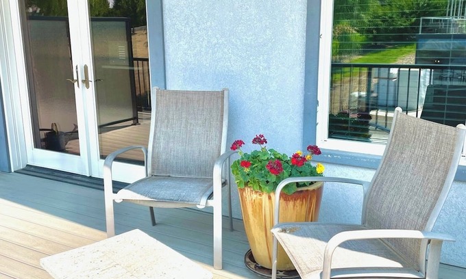 Tri-Cities Ski Chalet | Located on a working cherry farm, our grounds invite a serene and peaceful space