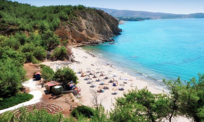 Thasos Town Apartment | Luxurious 1BR Suite near Ancient Theatre