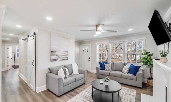 Rock Hill House | Chic 3BR, across from Winthrop!