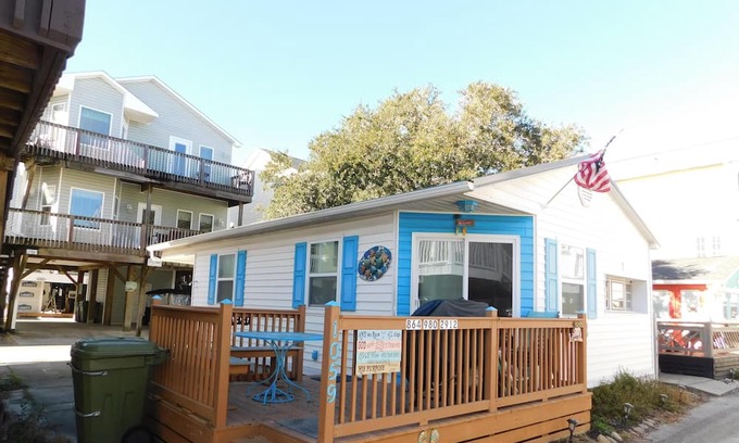 Surfside Beach Cottage | Ocean Lakes site 1059, just steps to the ocean