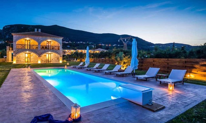 Alykes Villa | Luxury Villa Stagio with private swimming pool