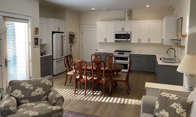 Needham Apartment | Convenient Needham 1BR apartment near Hersey train stop with private parking