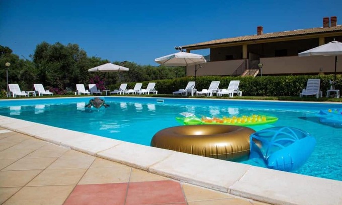 Torrenova Apartment | Apartment "Costa Tirrena 0" with Sea View & Shared Pool