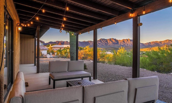 Rancho Del Cerro House | 360° Mtn Views Fireplace Patio Bird Watching