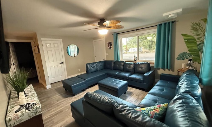 Orangeville House | Jungle Bungalow a unique 2-bedroom stay with tropical relaxing vibes throughout.