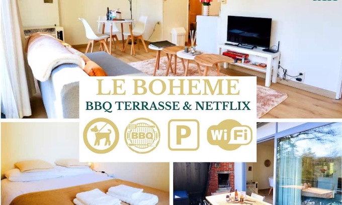 Blaimont Ski Chalet | Le Bohème -Romantic Comfort Nature BBQ Netflix