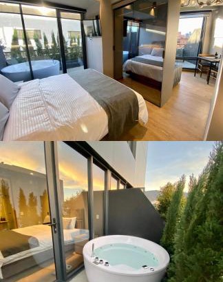 Calle 100 Apartment | Luxury Loft in Bogota with Private Terrace and Jacuzzi